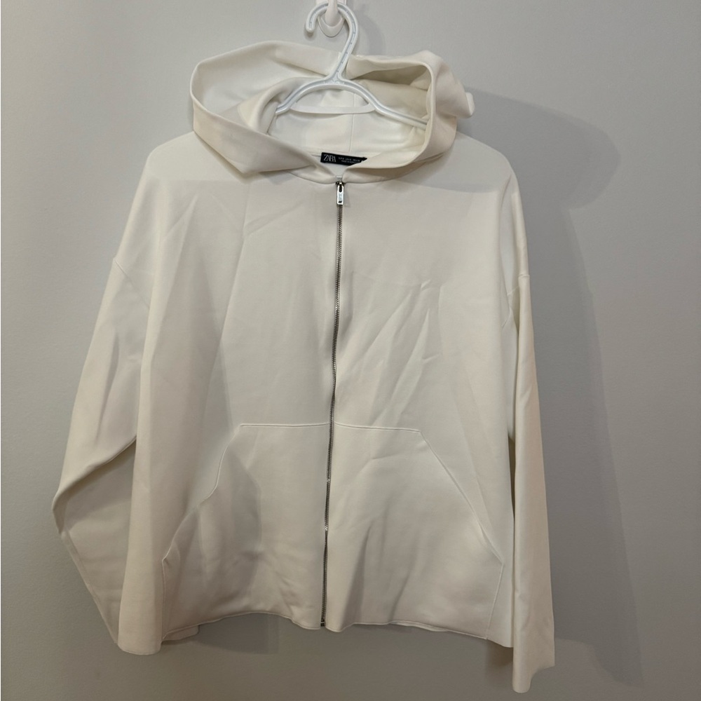 Zara hoodie and wide leg pant set